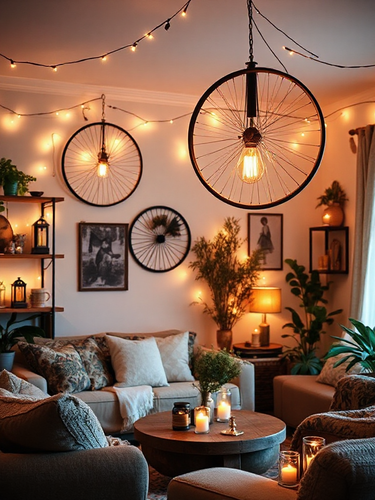 Inspiring boho living room ideas