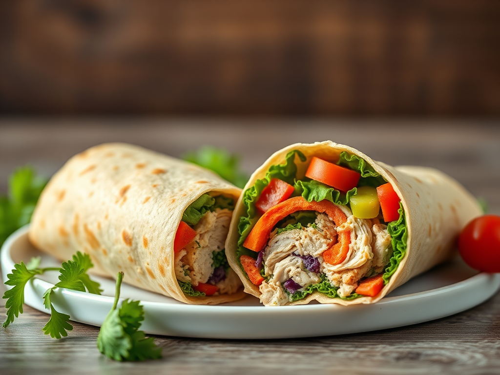 Image for Turkey and Veggie Wraps