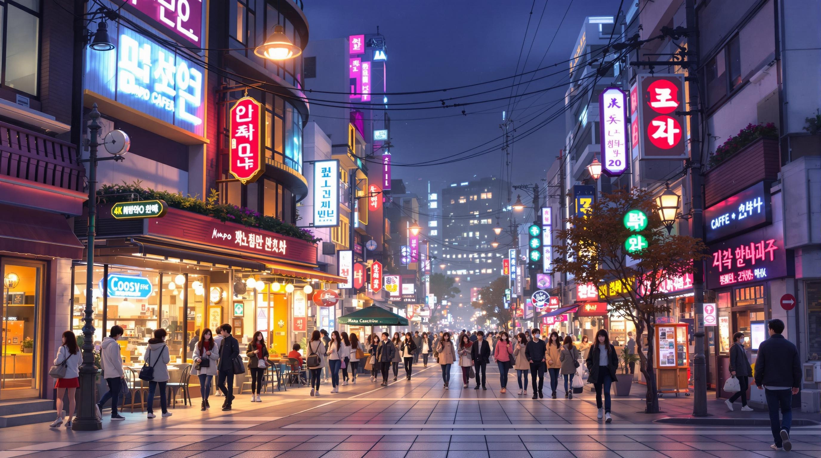 마포 일대의 주요 셔츠룸 위치