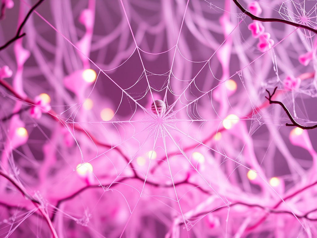 Image for Pink Spider Webs: