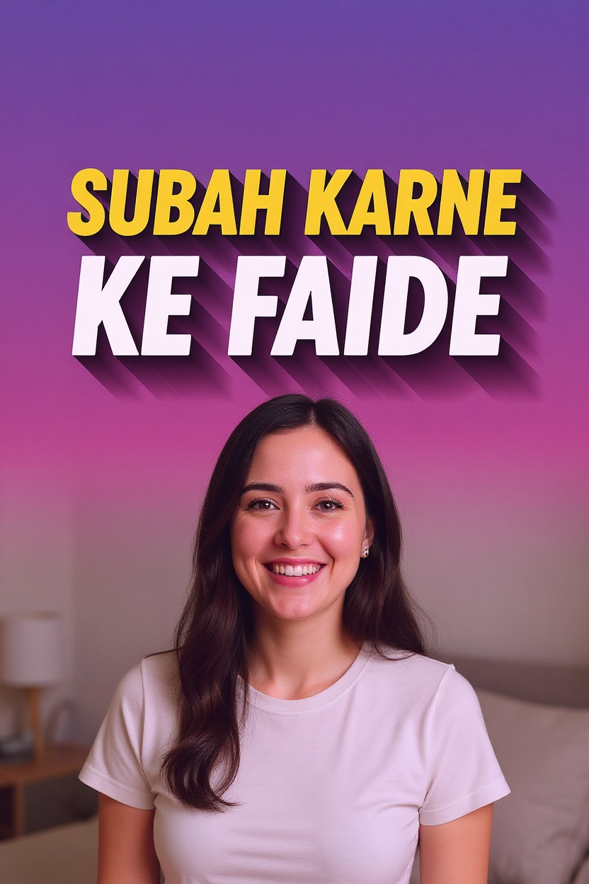 Subah karne ke faide