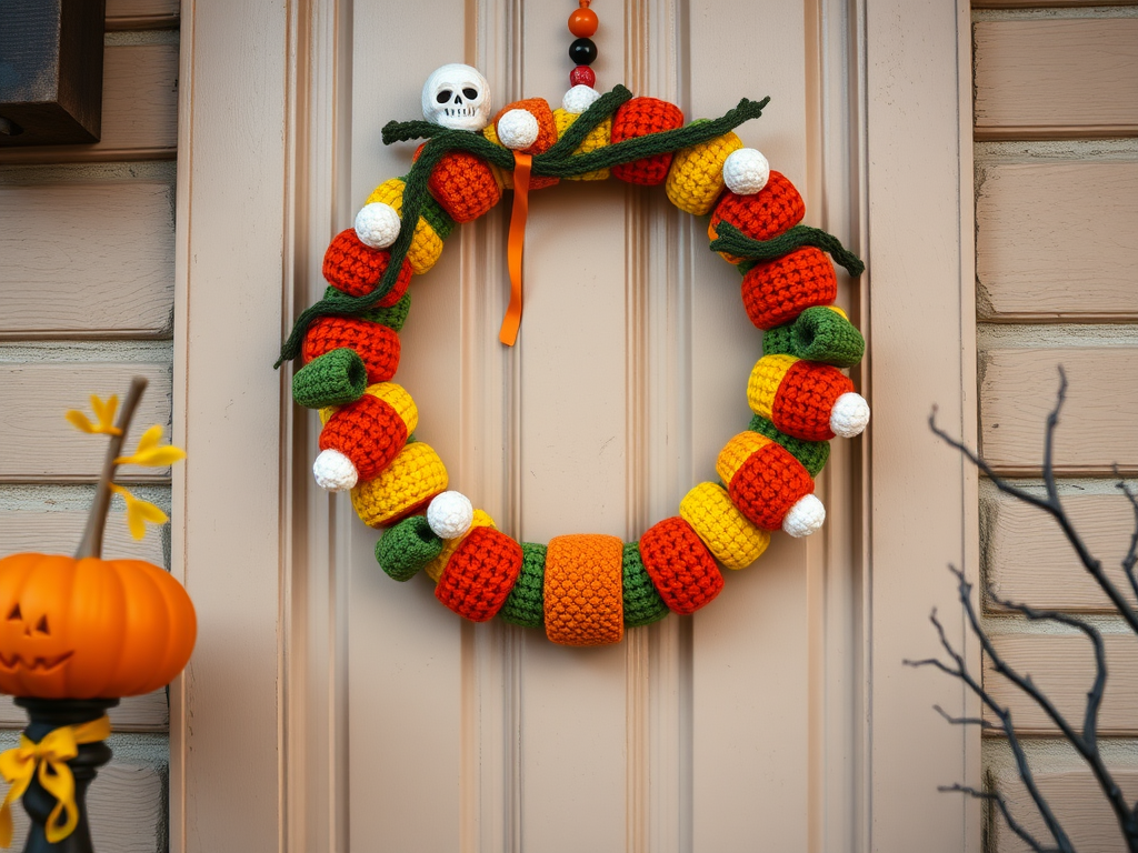 Image for Candy Corn Wreath: