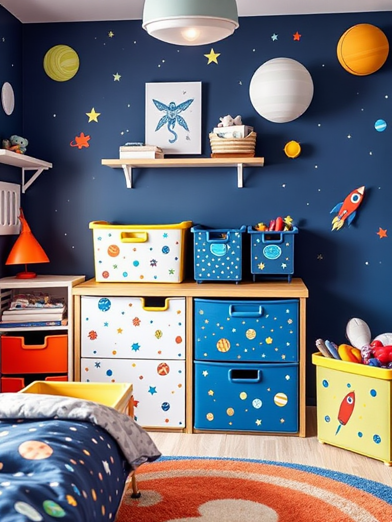 Space Themed Bedroom Ideas For Boy Toddlers