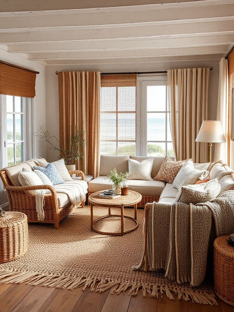 Breathtaking coastal living room ideas