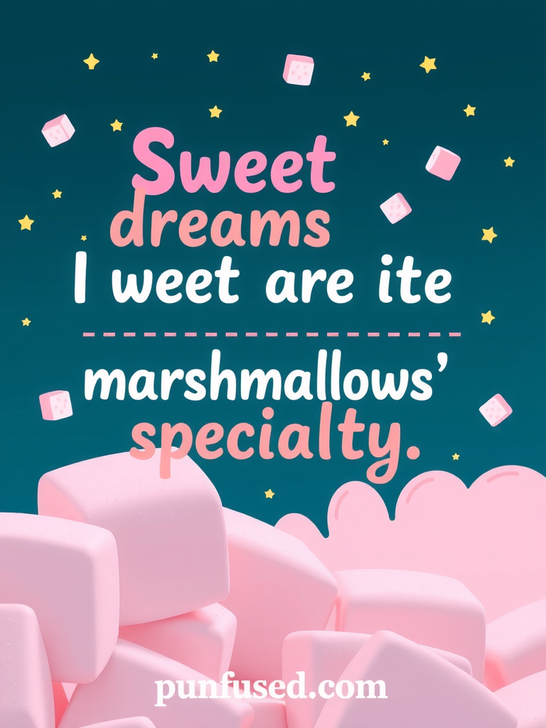 marshmallow puns