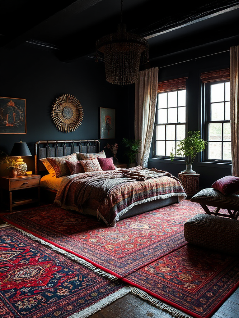 Dark Boho Bedroom Ideas