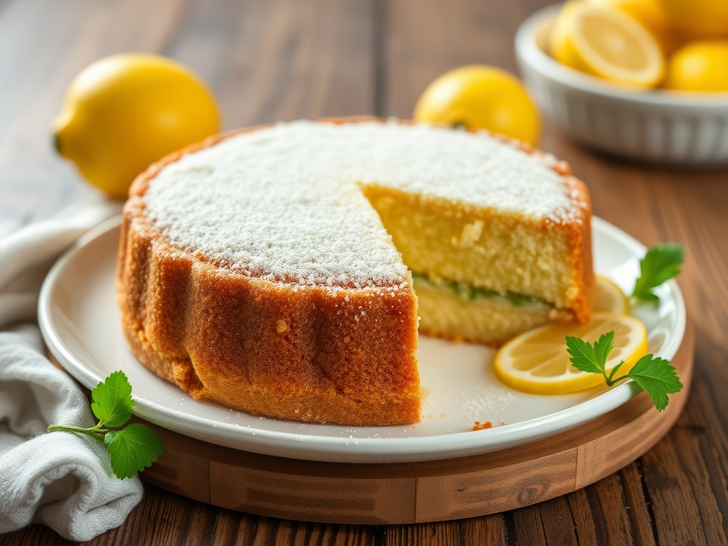 Image for Zucchini and Lemon Cake: