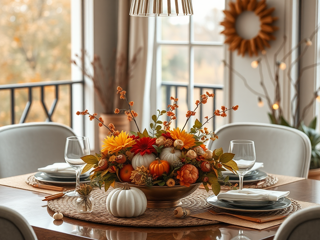 Image for Create a Fall Table Centerpiece