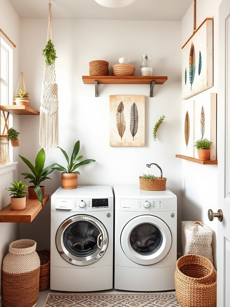 Boho Laundry Room Ideas