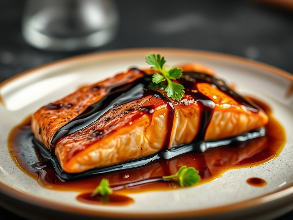 Image for Balsamic Glazed Salmon: