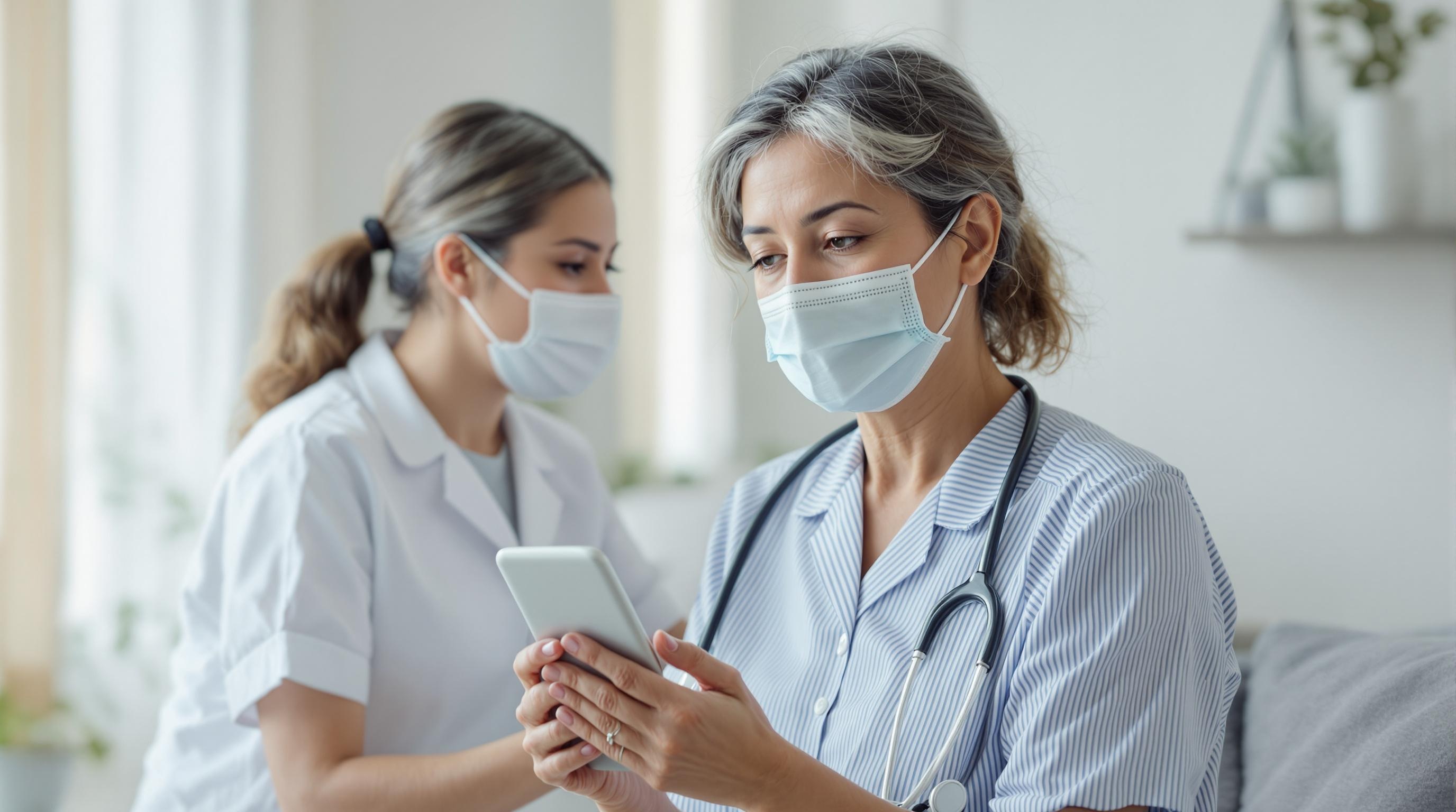 An ultra realistic photo of a caregiver assisting an elderly person with daily activities.