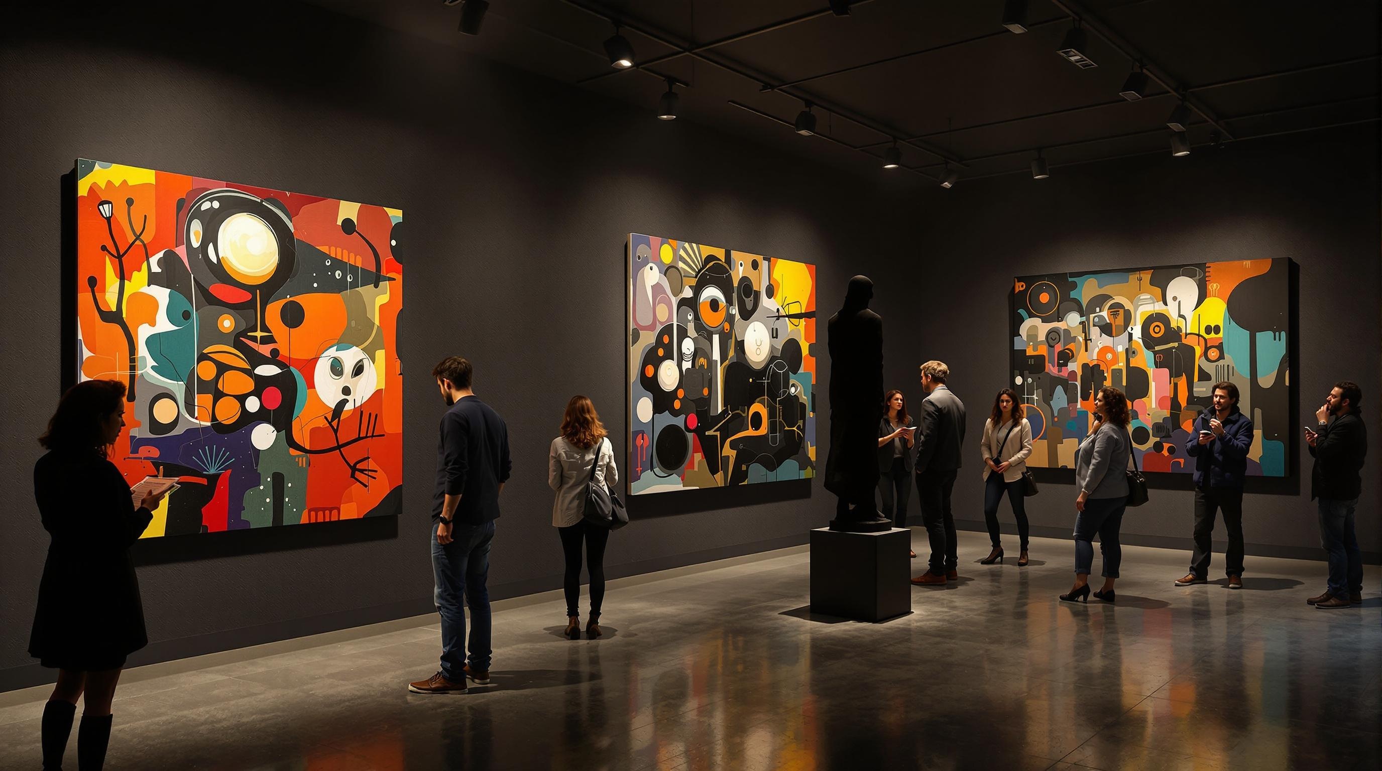 예술가로서의 길: 린치의 작품 세계와 전시