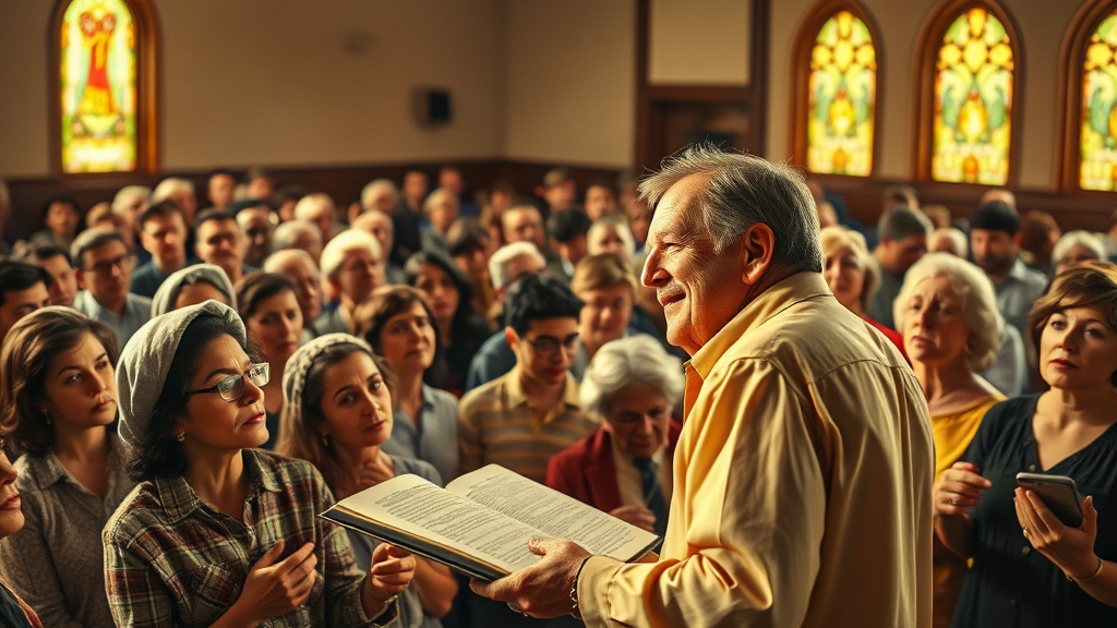 신앙의 여정을 상징하는 이미지