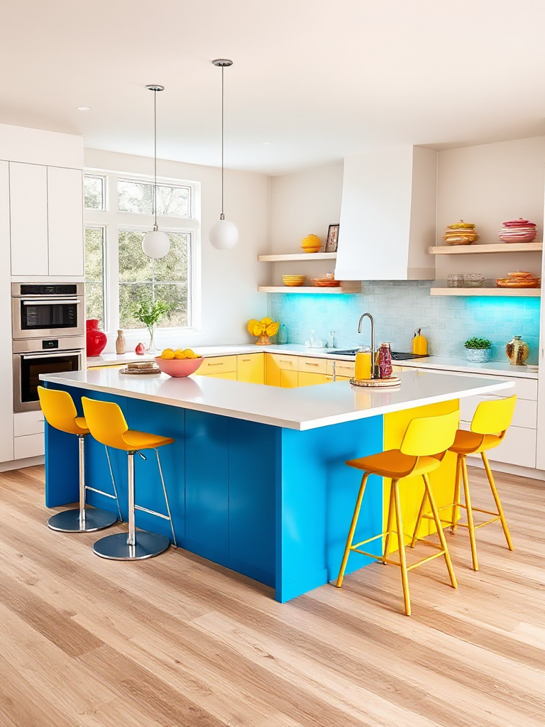 U Shape Kitchen Island Ideas