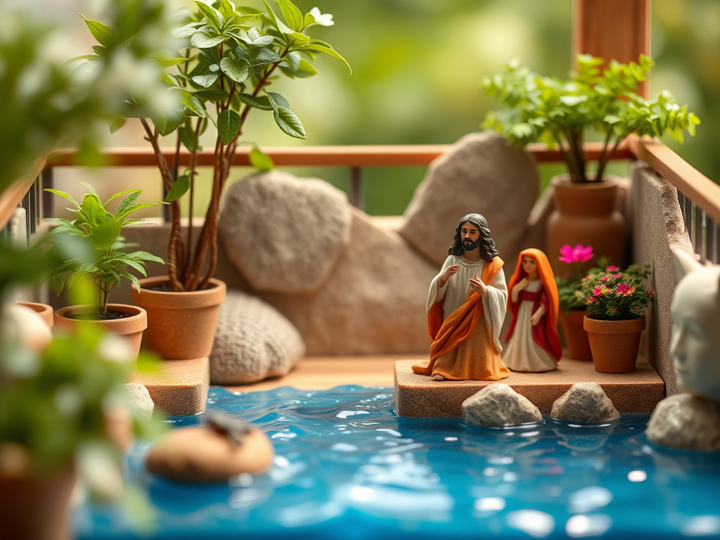 Image for Jesus Walks on Water Diorama: