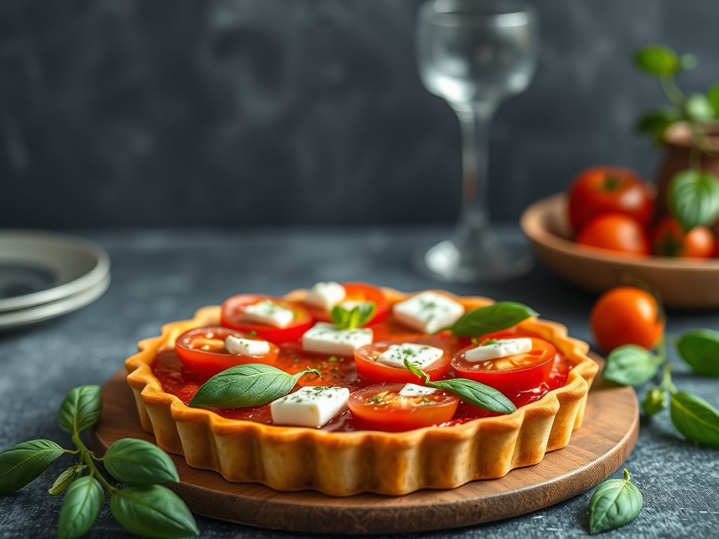 Image for Tomato and Goat Cheese Tart