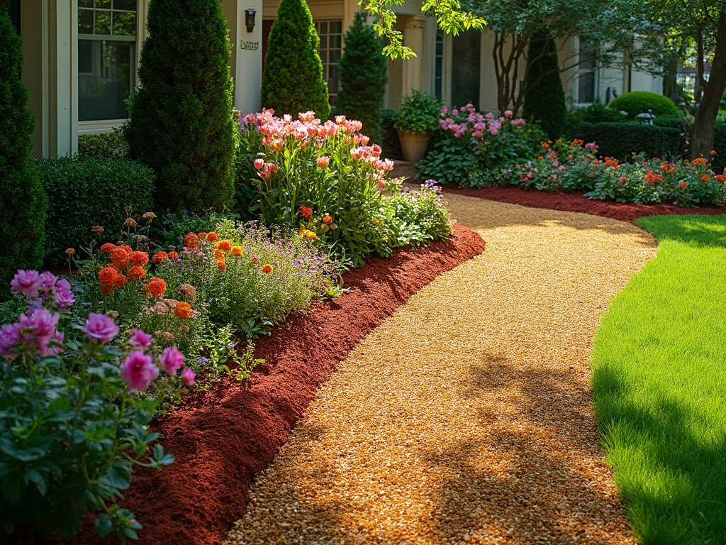 Mulched Flower Beds
