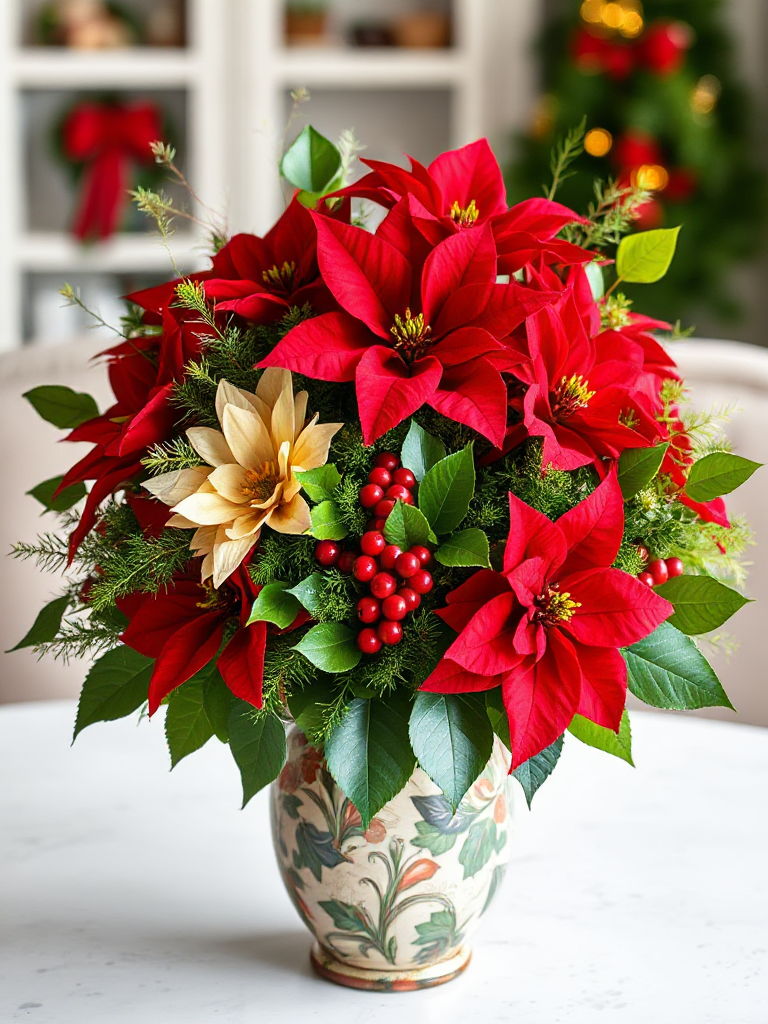 Super Easy Christmas Centerpieces