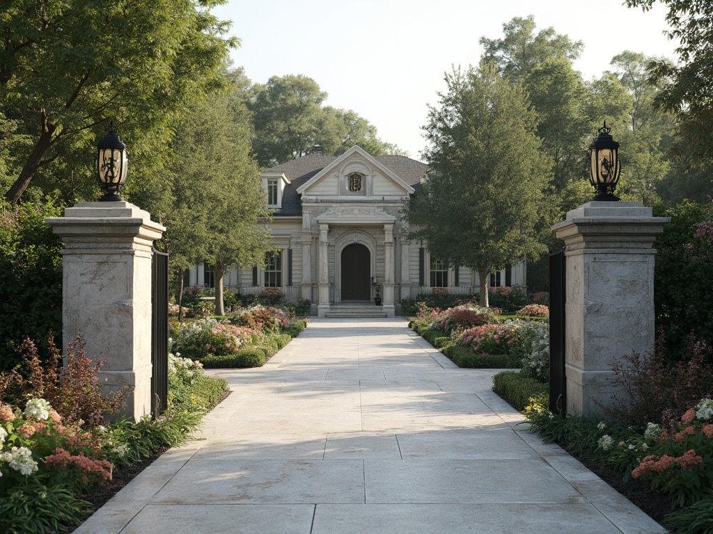 Elegant Stone Pillars
