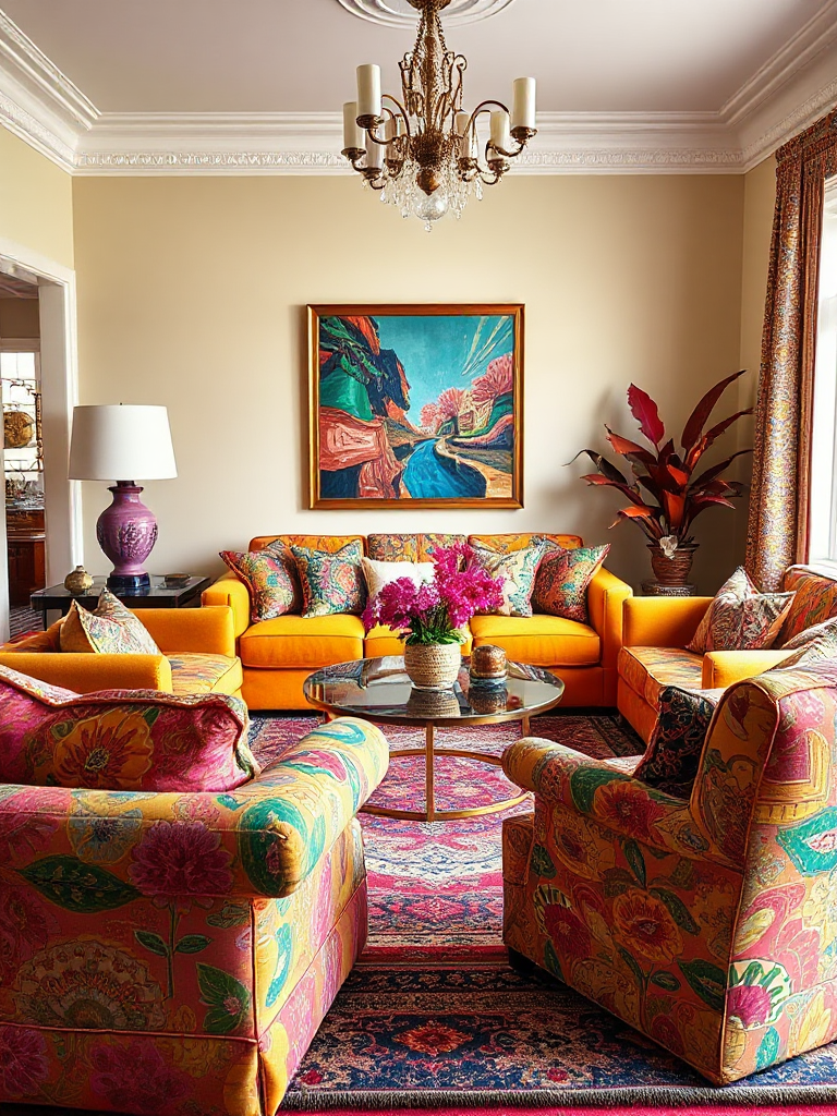 Maximalist Living Room Ideas