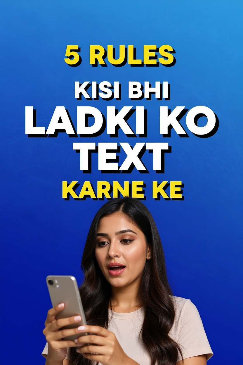 5 rules kisi bhi ladki ko text karne ke