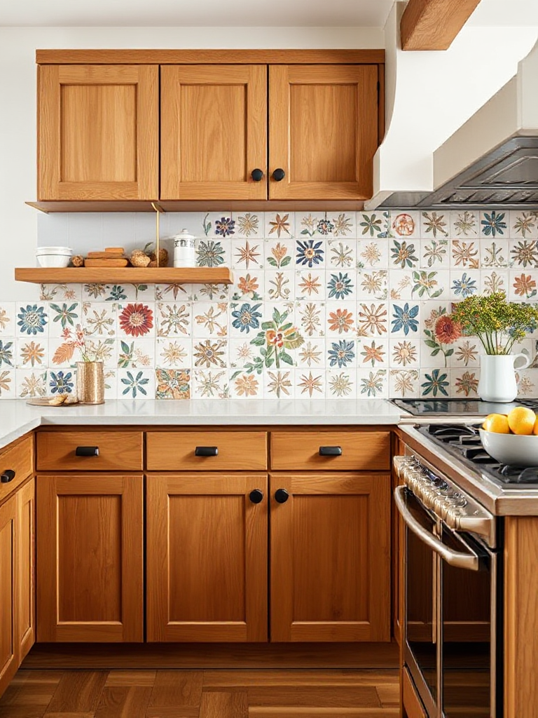 Kitchen Backsplash Ideas With Oak Cabinets