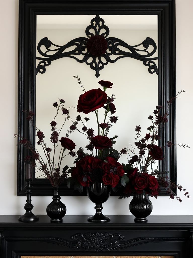 Gothic Mantel Decoration Ideas