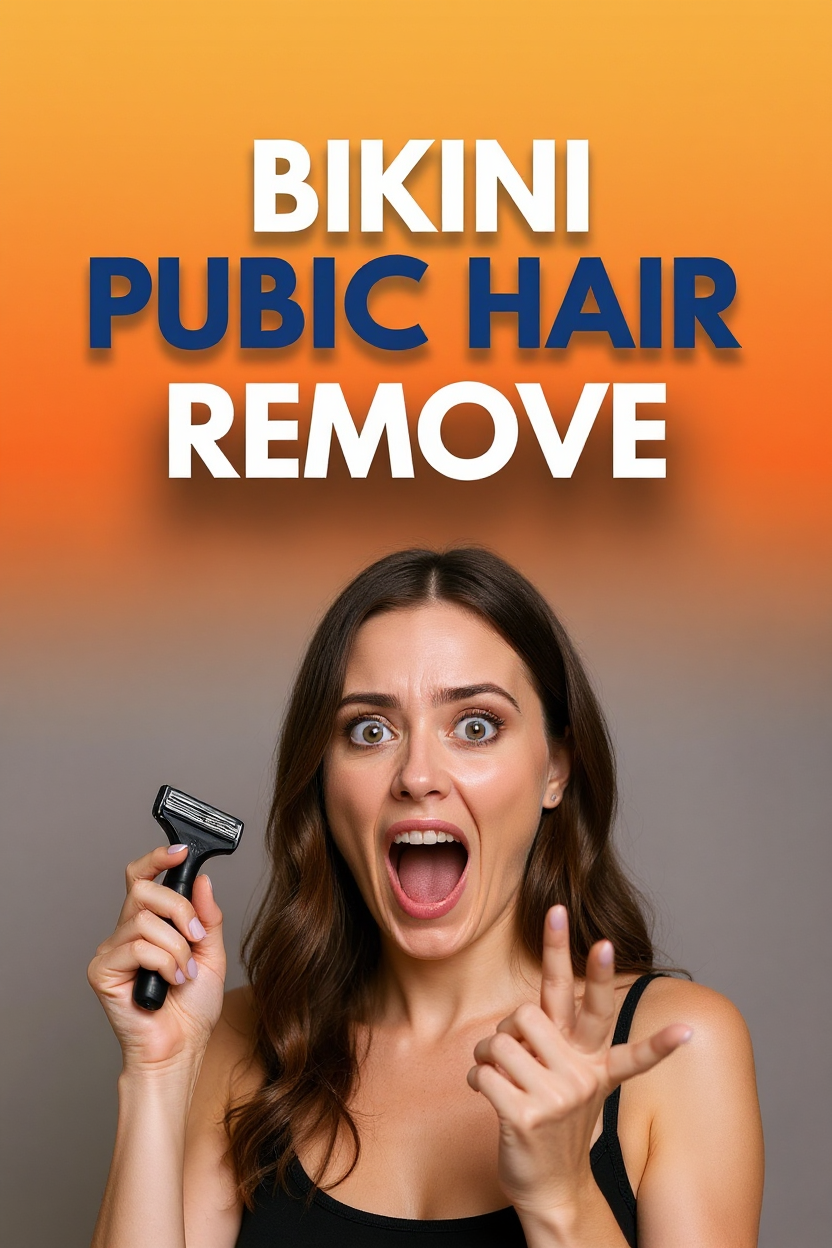 Bikini pubic hair remove