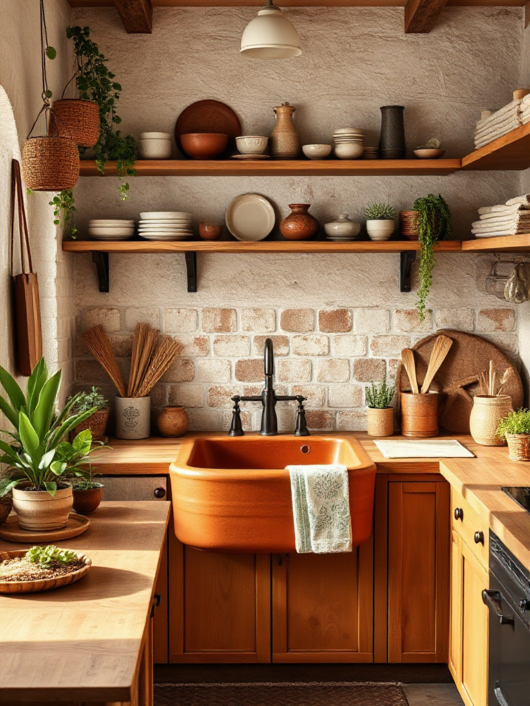 Bohemian Kitchen Sink Inspirations