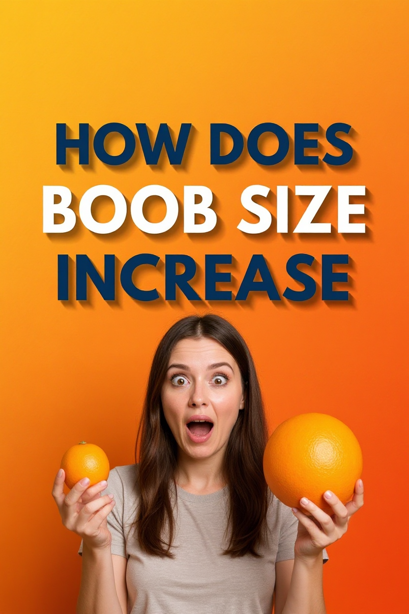 How does boob size increase