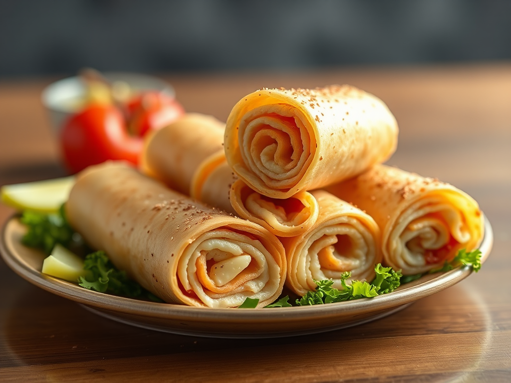 Image for Turkey and Cheese Roll-Ups