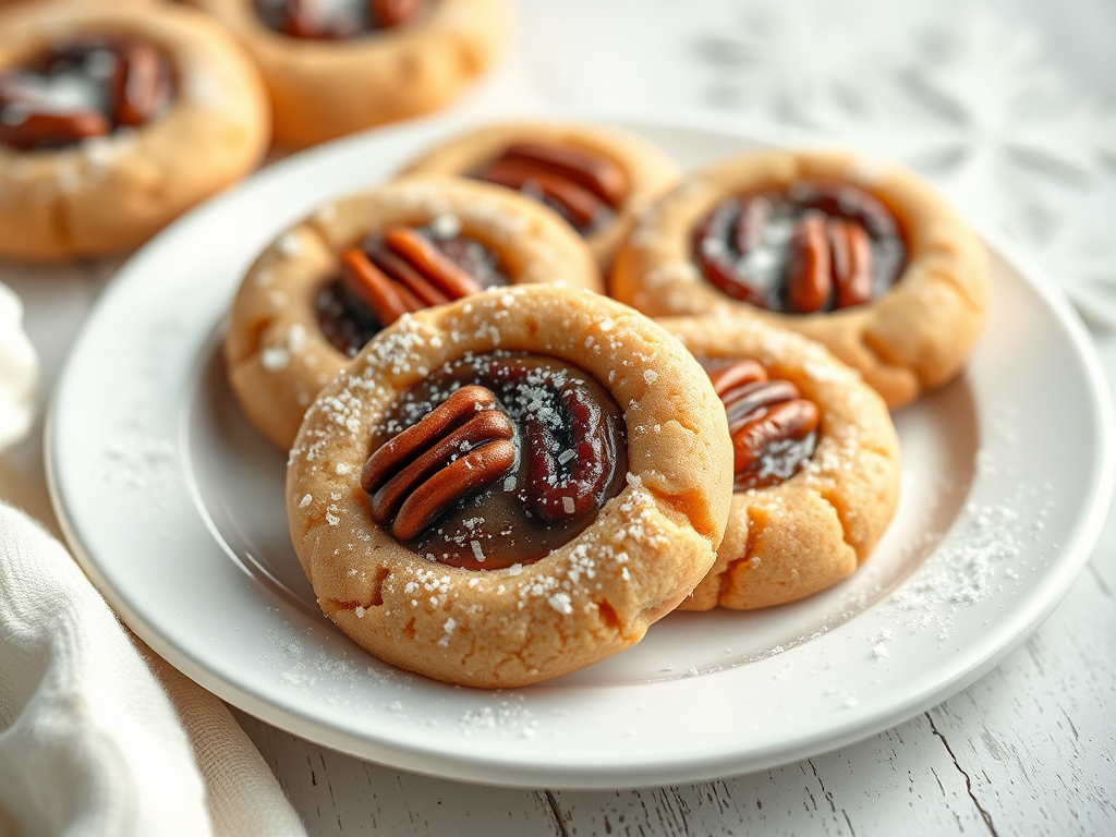 Image for Pecan Pie Thumbprint Cookies