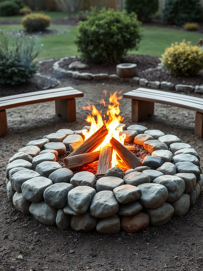 Simple Backyard Fire Pit Ideas