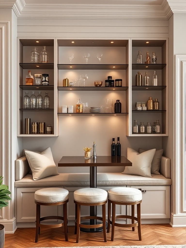 Home Bar Shelf Ideas