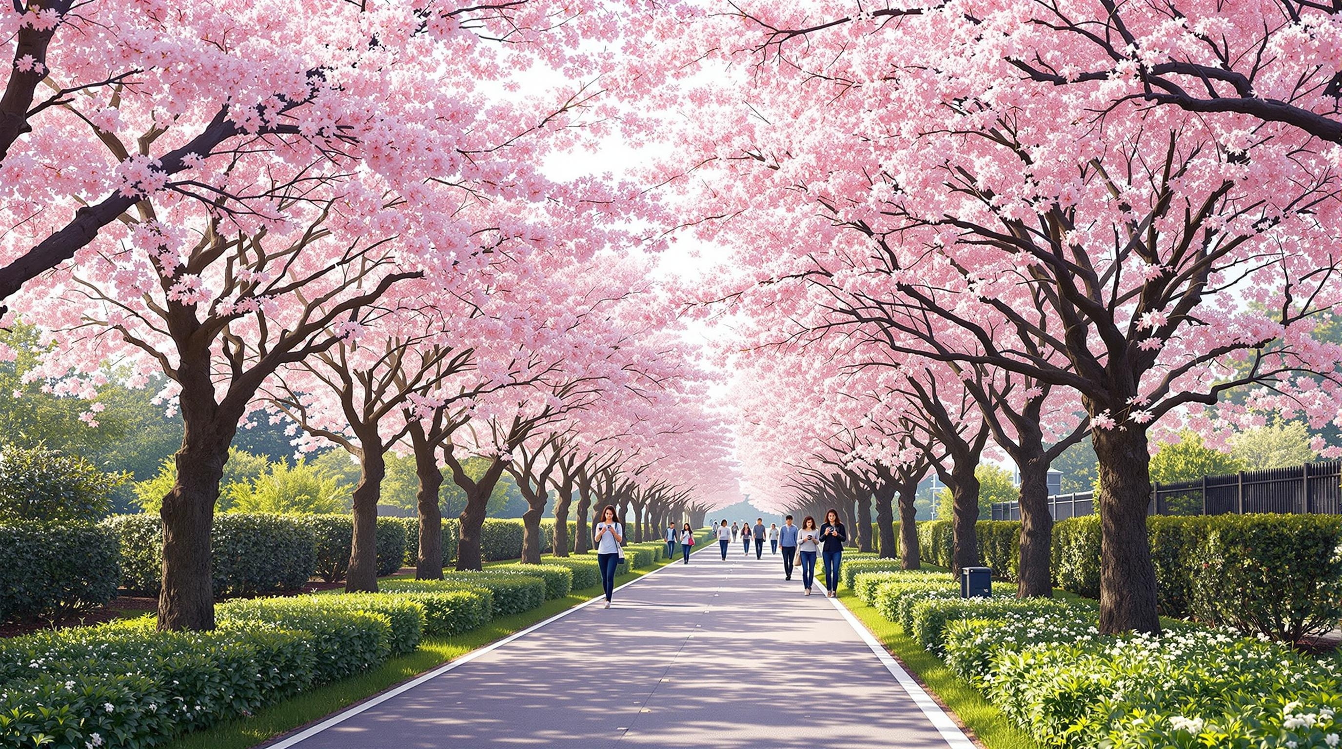 벚꽃 산책 시 주의사항 및 팁