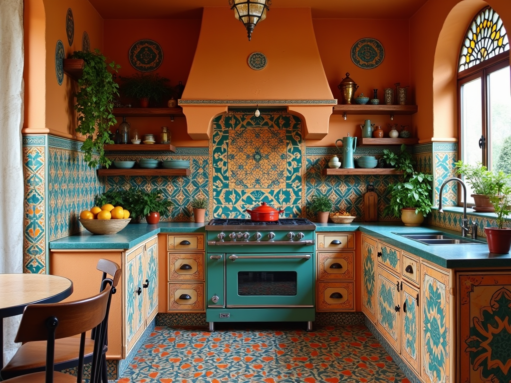 Transform Your Kitchen with Moroccan-Style Ornate Tiles