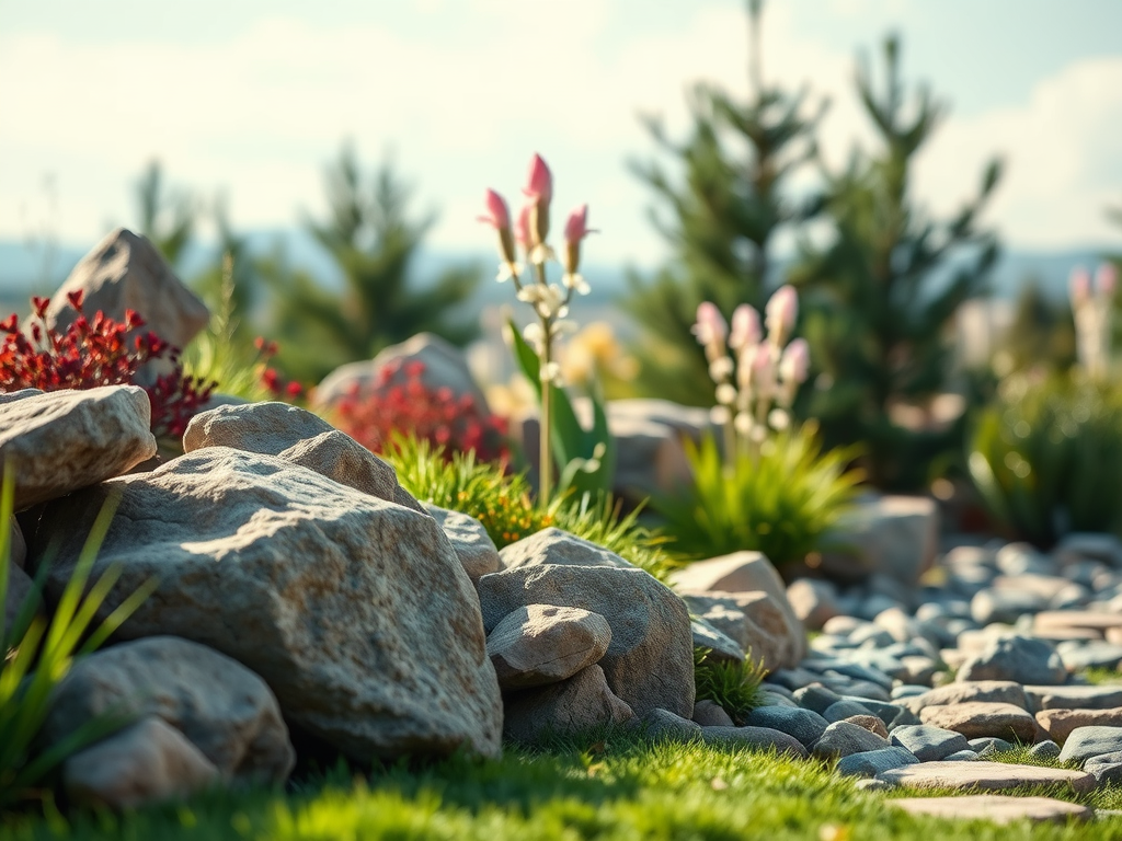 Image for Create a Rock Garden Border