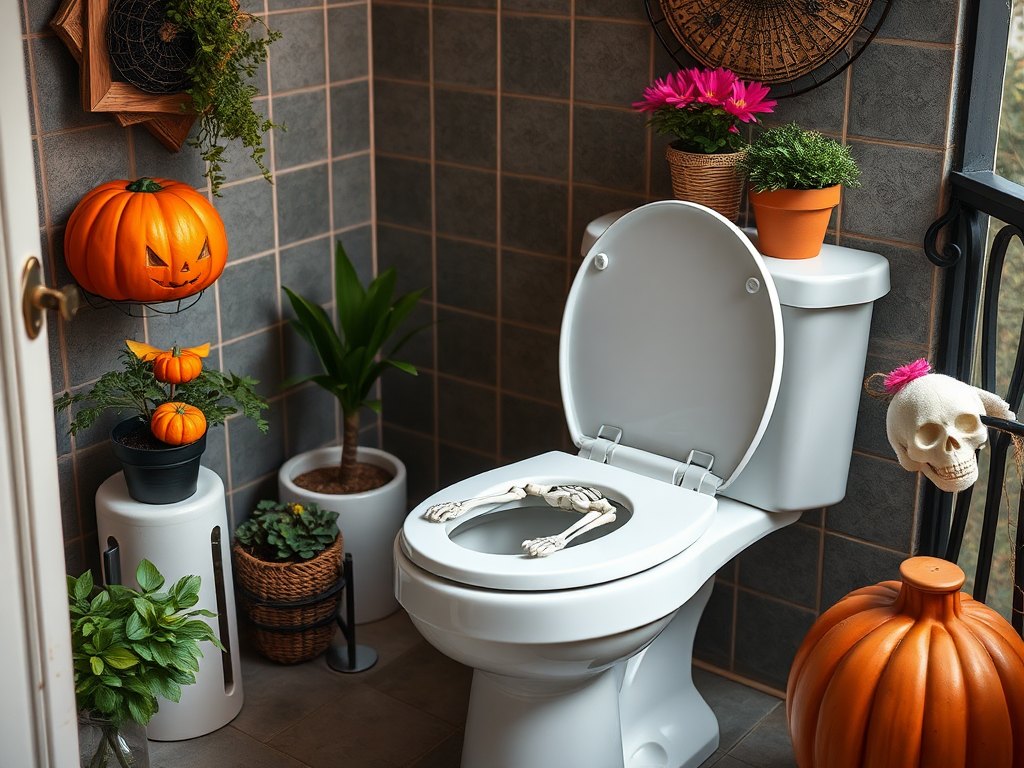 Image for Skeleton Toilet Seat Cover: