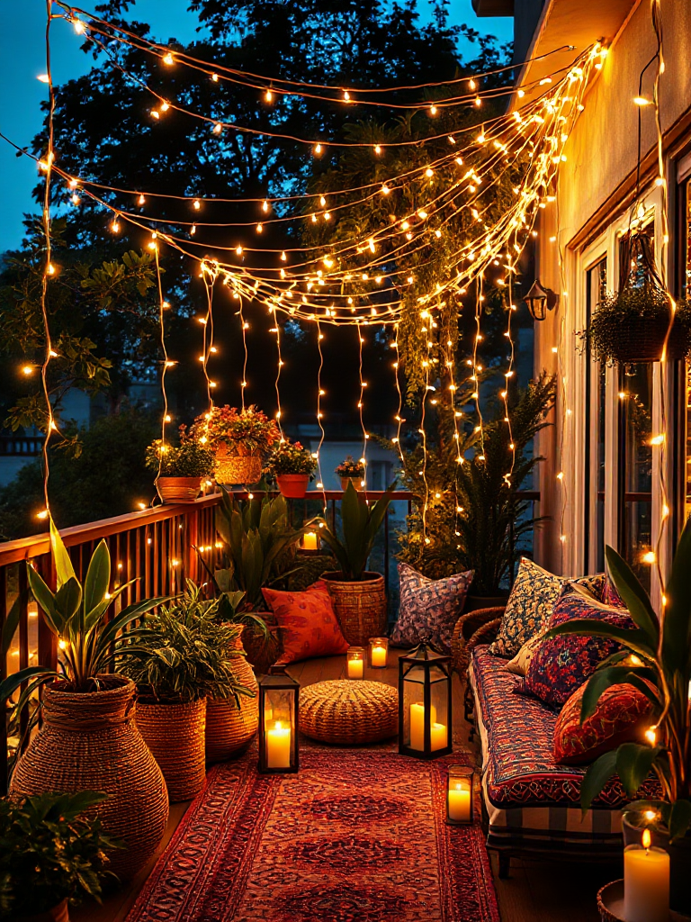 Boho Balcony Ideas