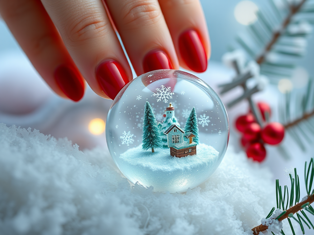 Image for Snow Globe Nails