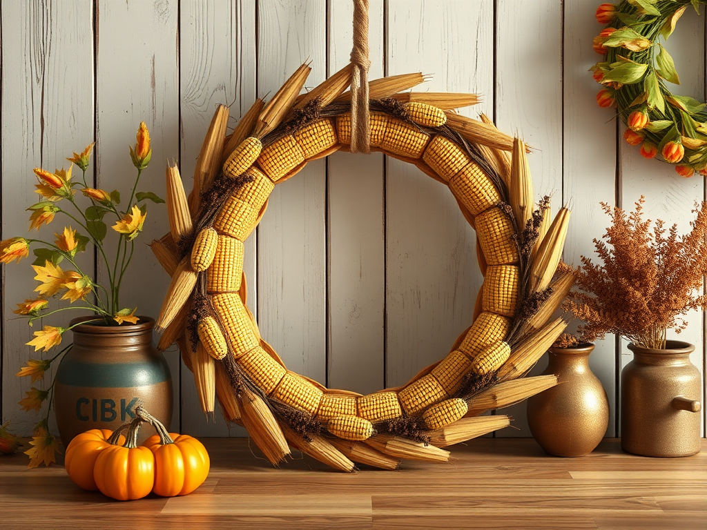 Image for Corn Husk Wreath: