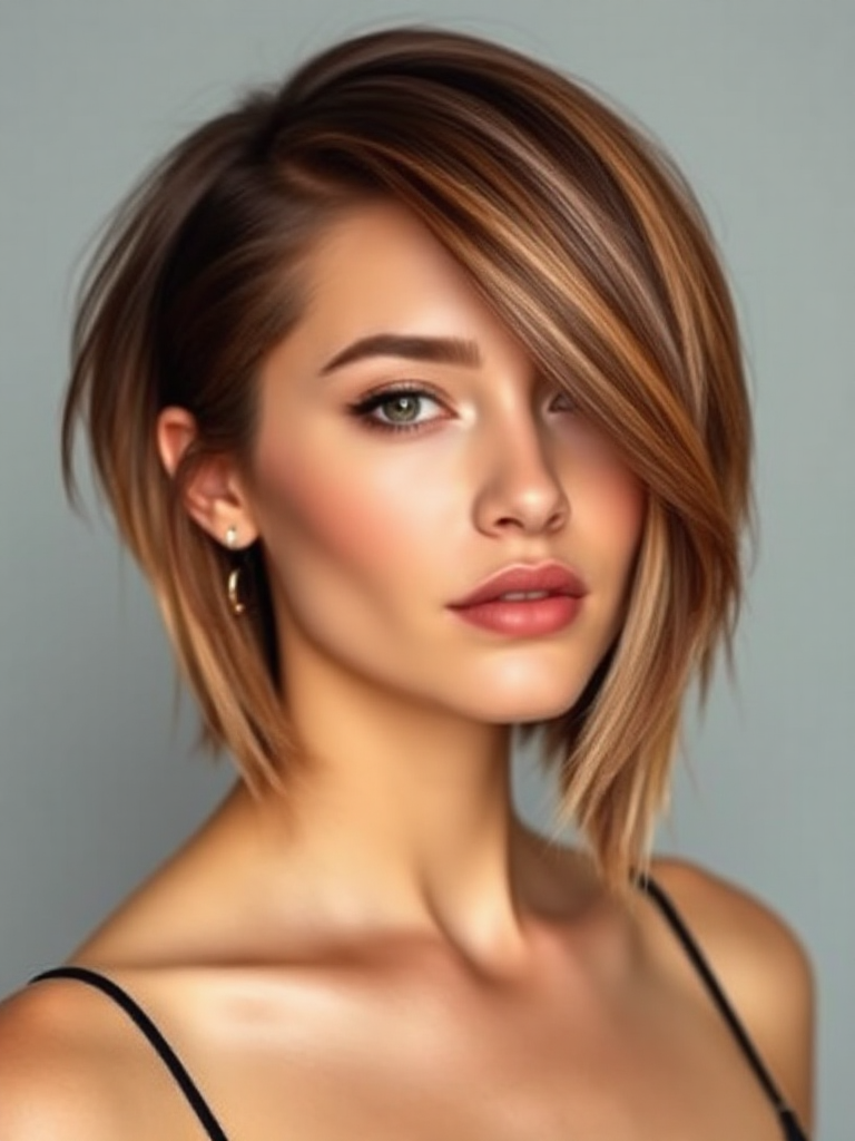 Short Asymmetrical Haircuts