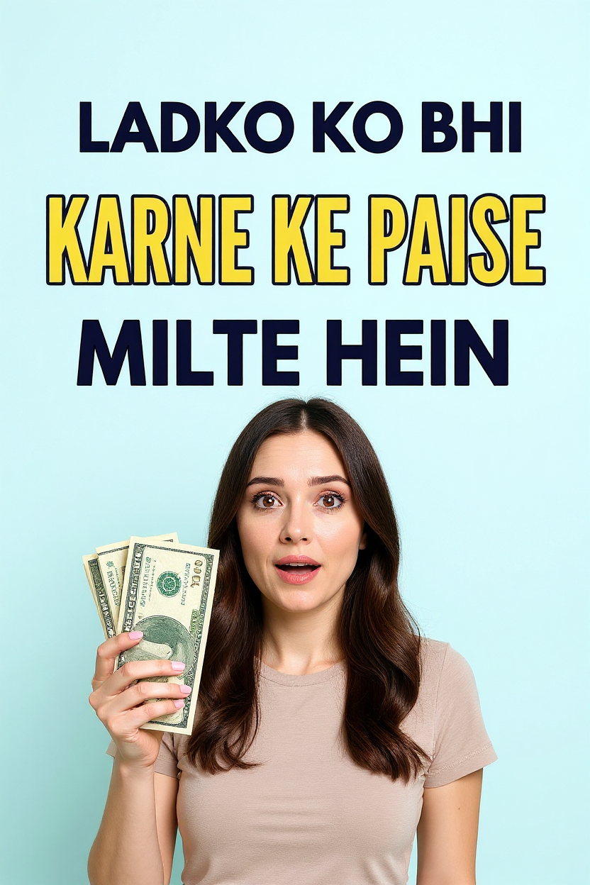 Ladko ko bhi karne ke paise milte hein