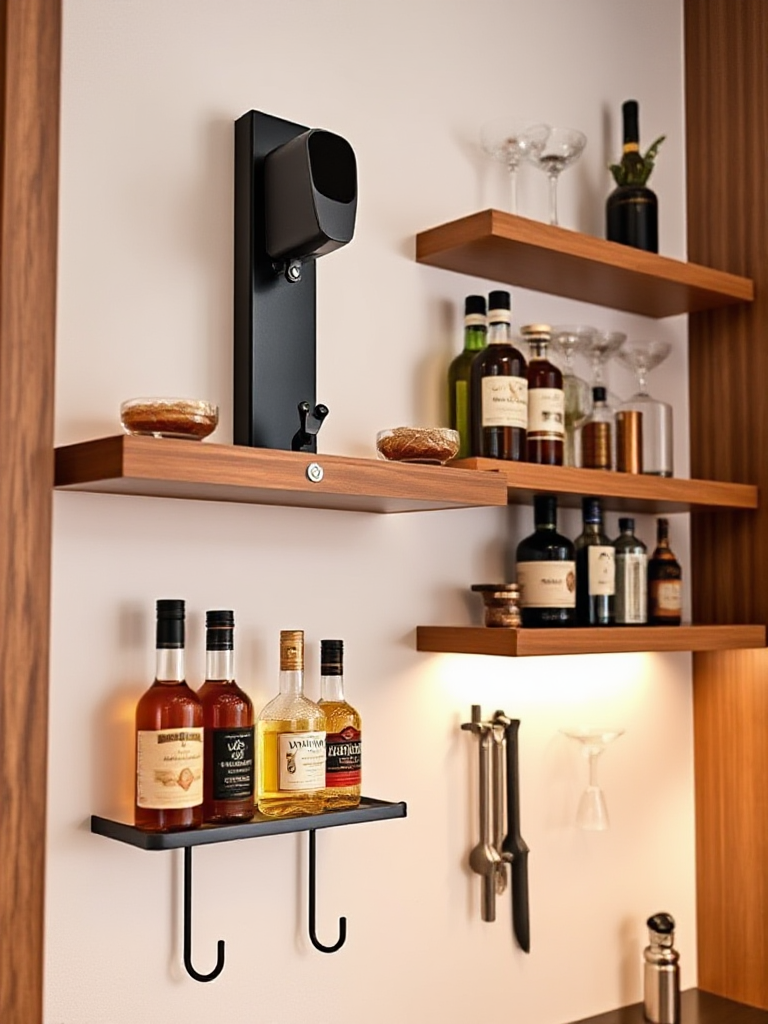 Home Bar Shelf Ideas