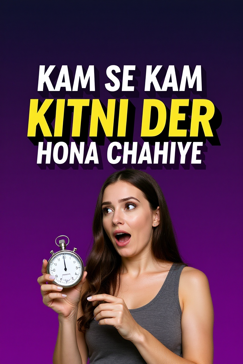 Kam se kam kitni der hona chahiye