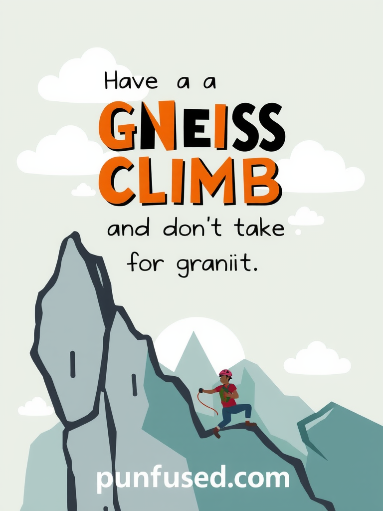 rock climbing puns