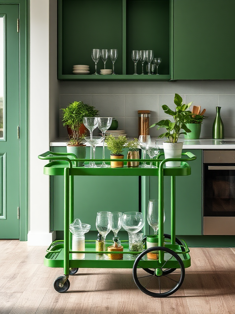 Green Color Kitchen Ideas