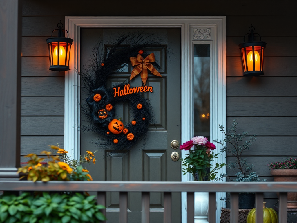 Image for Spooky Halloween Wreath: