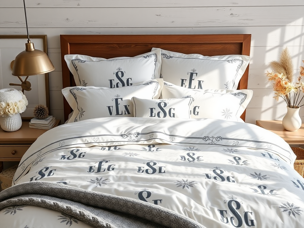 Image for Personalized Monogrammed Bedding: