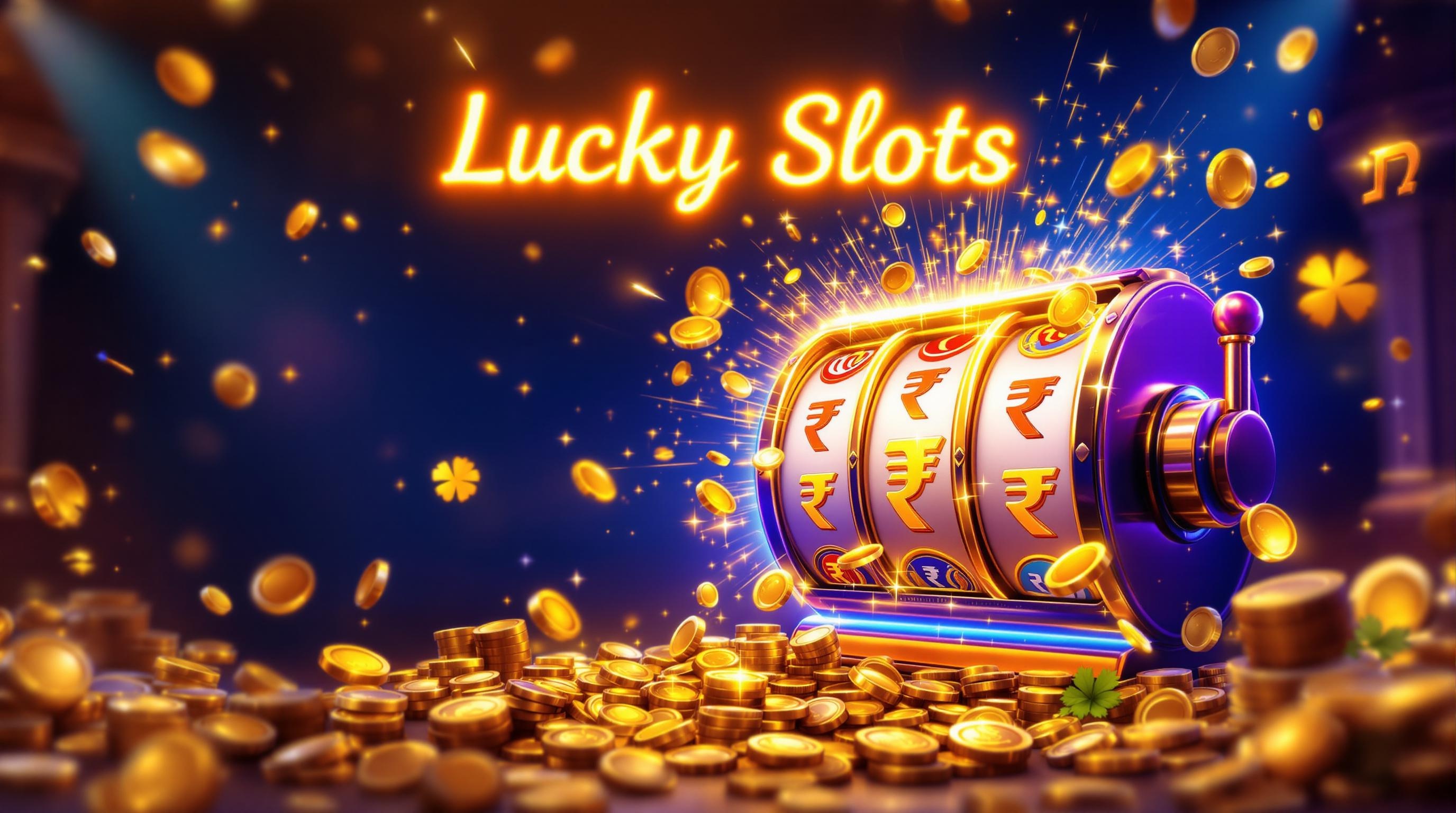 lucky slots - Spin with Luck & Win Real Money in India Banner
